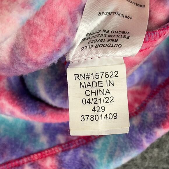 Eddie Bauer Girls Lone Peak Fleece Jacket Insert Small 7-8 Magenta Full-zip - Picture 6 of 9